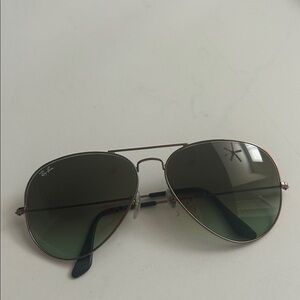 Ray-Ban Aviator Sunglasses - Dark Green Lenses